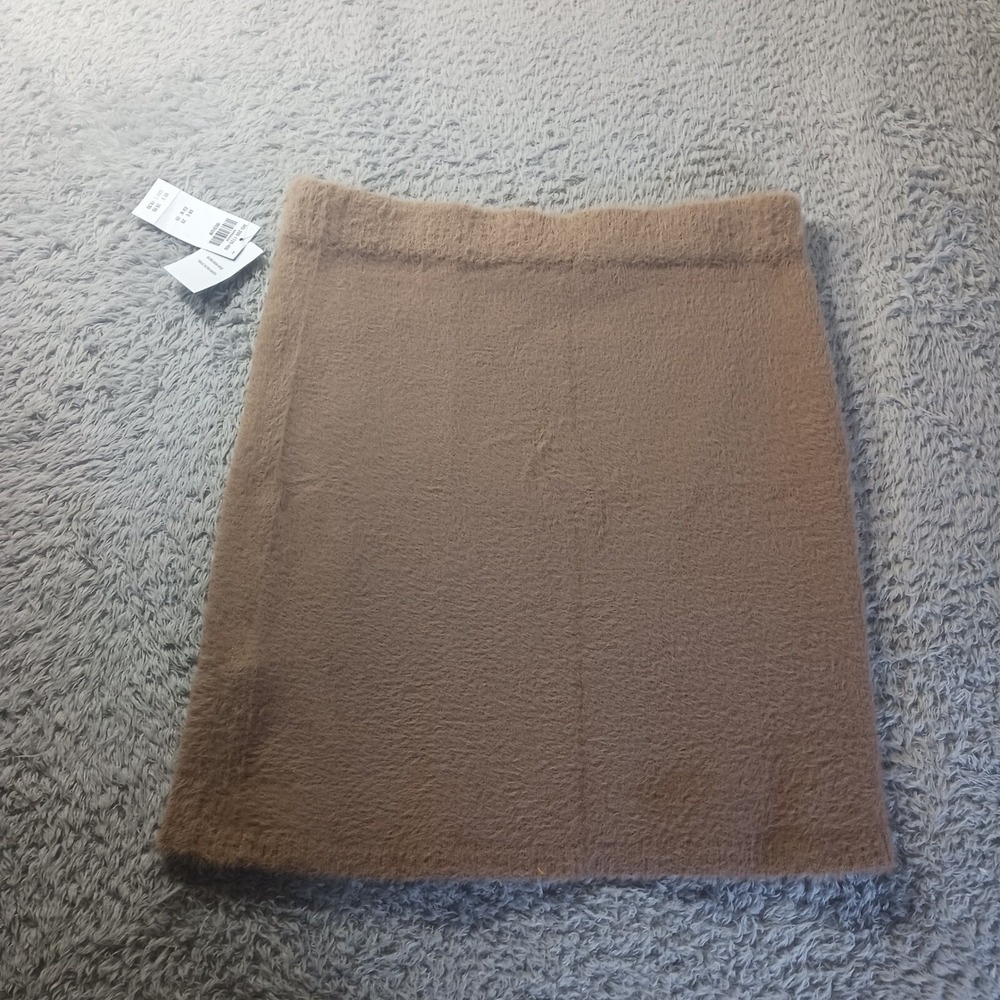 Hollister Fuzzy Faux Fur Mini Skirt NWT Ultra High-Rise‎ Women's M Y2K Revival - Picture 5 of 8
